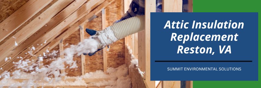 reston attic insulation replacement